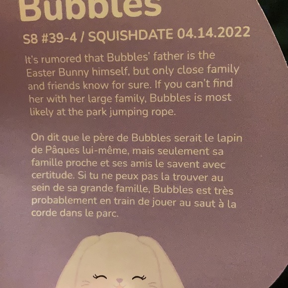 Bubbles Squishmallow - Picture 5 of 5